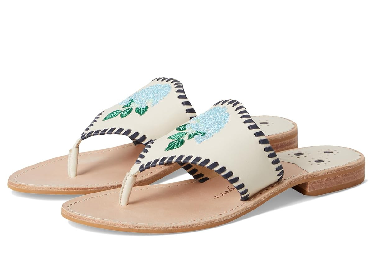 Jack Rogers Women's Jacks Hydrangea Flat Sandal | Amazon (US)