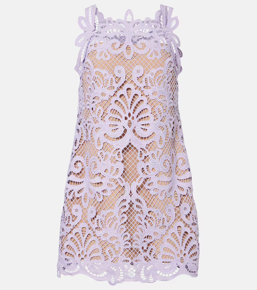 Self-Portrait Guipure lace minidress | Mytheresa (US/CA)