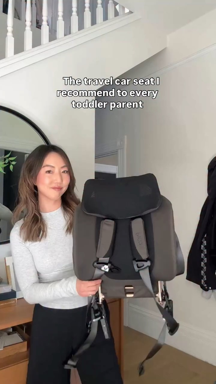 Why I like this travel car seat: 
- it’s easy to install, usually takes me under 2-minutes… the hardest part is usually finding the latch in all the different cars I ride 
- it meets U.S. car-seat safety standard set by the NHTSA
- it's FAA-approved for use on airplanes
- it feels very safe, high-end and secure
- it’s easy to carry (I wear it like a shoulder bag or a backpack using the straps) 

This @hellowayb pico travel car seat is meant for kids ages 2+ that meet: 
- Weight: 26.5–50 lb 
- Height: 33.5–45 in 

#waybpico #travelcarseat #carseatreview

#LTKmomlife #LTKKids