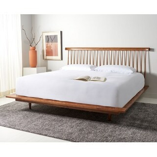 Safavieh Couture Elliott Farmhouse Wood Spindle Bed | Bed Bath & Beyond