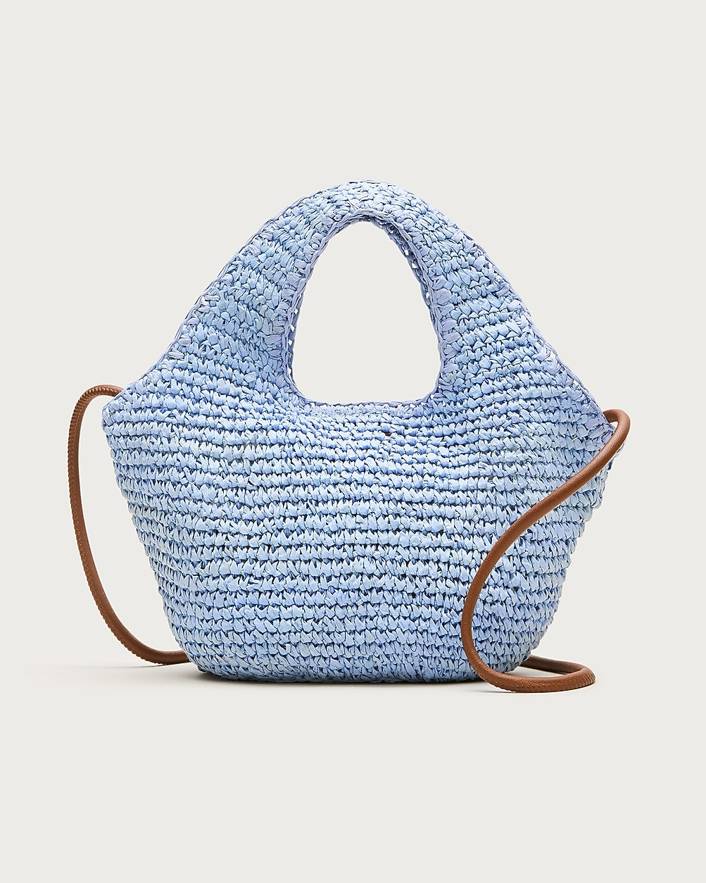 Small handknotted straw tote | J. Crew US