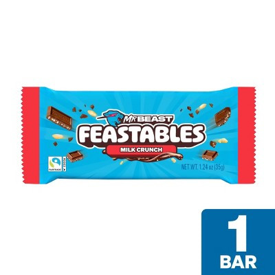 Feastables MrBeast Bar Milk Chocolate Crunch Candy 35g | Target