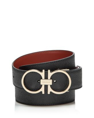 FERRAGAMODouble Gancini Leather Belt Be the first to Write A Review | Bloomingdale's (US)