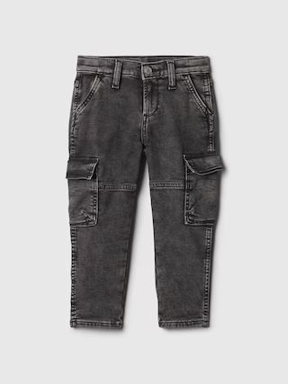 babyGap SuperSoft Original Straight Cargo Jeans | Gap Factory