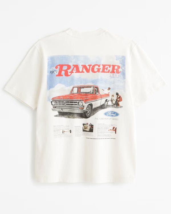 Men's Ford Vintage-Inspired Graphic Tee | Men's Tops | Abercrombie.com | Abercrombie & Fitch (US)