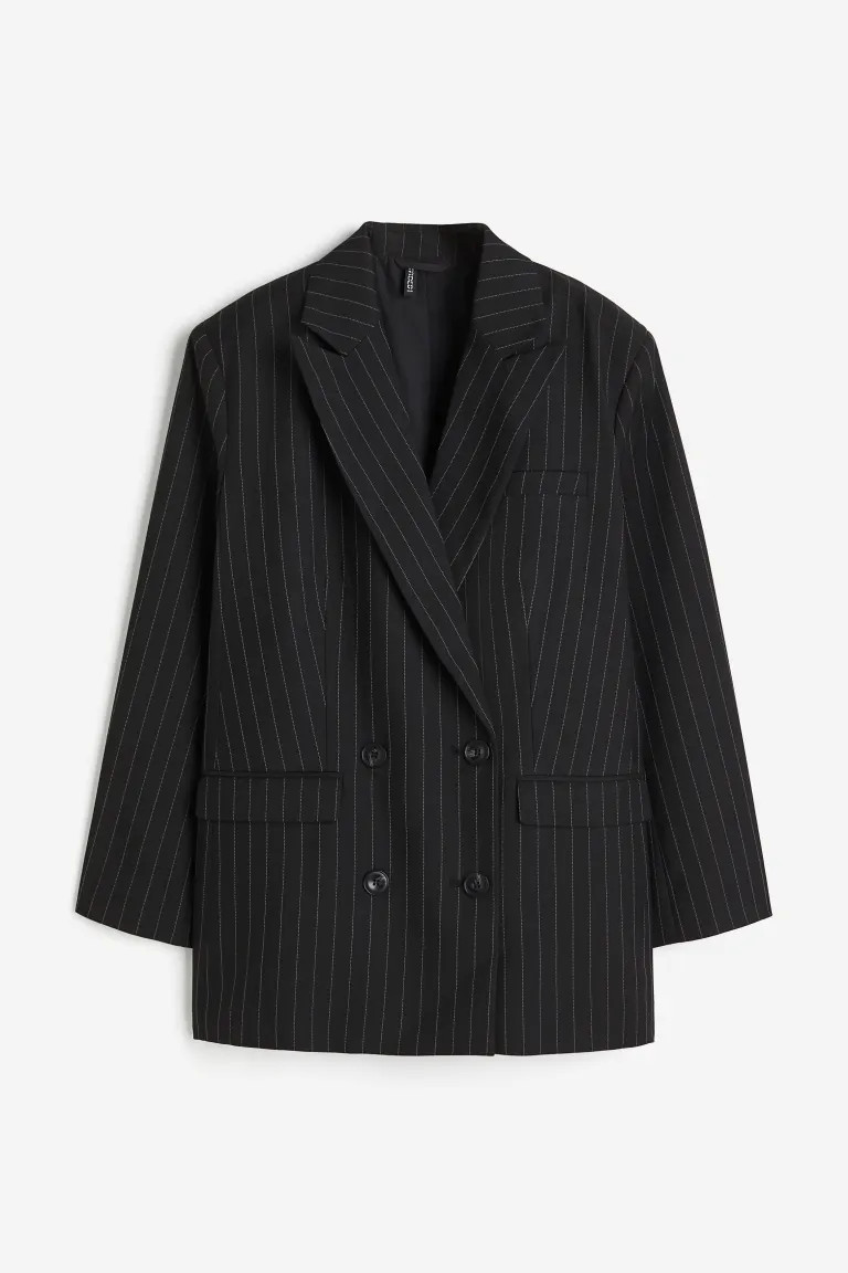 Zweireihiger Blazer in Oversize-Passform | H&M (DE, AT, CH, NL, FI)