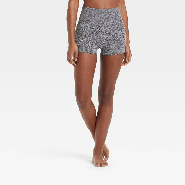 Women's Seamless Ribbed Shortie Shorts - Colsie™ | Target