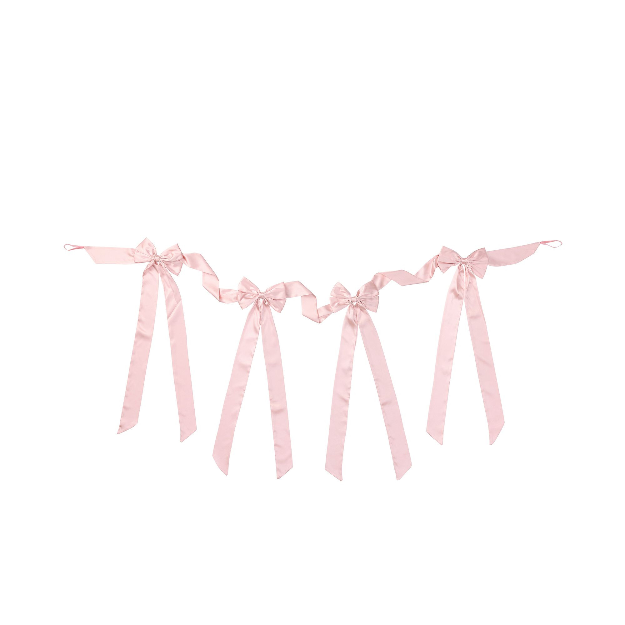 LoveShackFancy Satin Bow Garland | Pottery Barn Teen