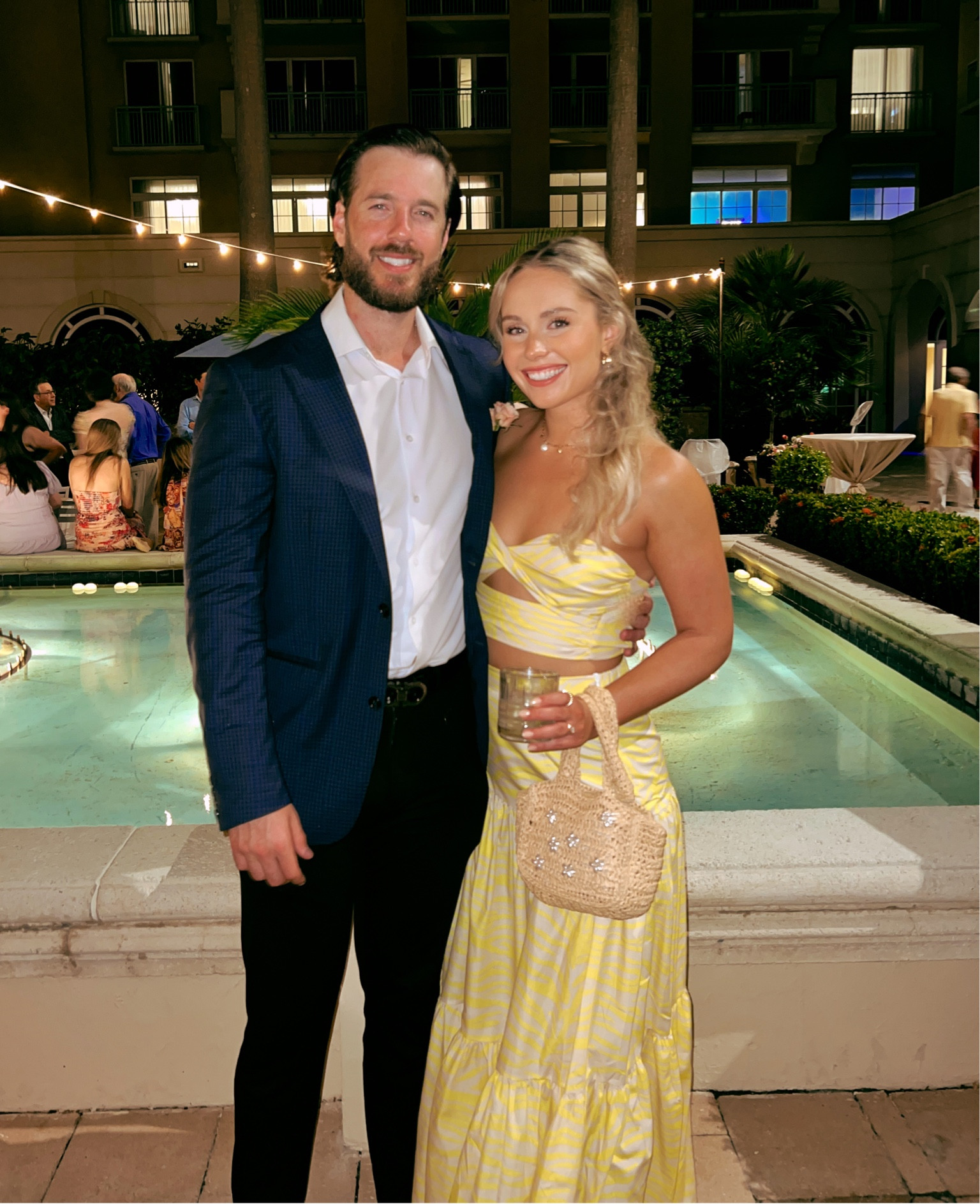 Dress is Runaway The Label, no in stock anymore but found similar and same pattern sold at hello Molly ! #RehearsalDinner 