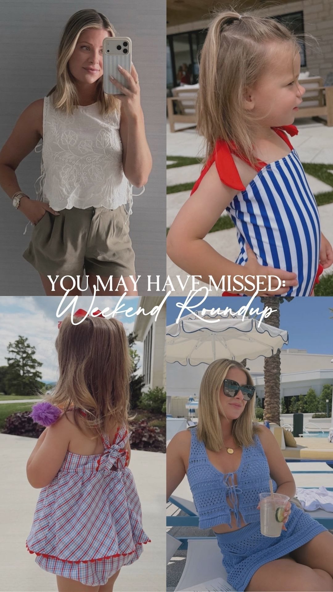 What you may have missed over the log weekend! 




kids outfits, kids birthday, pool outfits, vacation outfits, ootd, outfit inspo, outfit details, vacation inspo, birthday inspo, memorial day weekend, girls trip, couples trip 

 #LTKmomlife #LTKSwim #LTKTravel