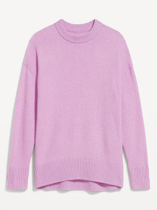 SoSoft Crew-Neck Tunic Sweater | Old Navy (US)