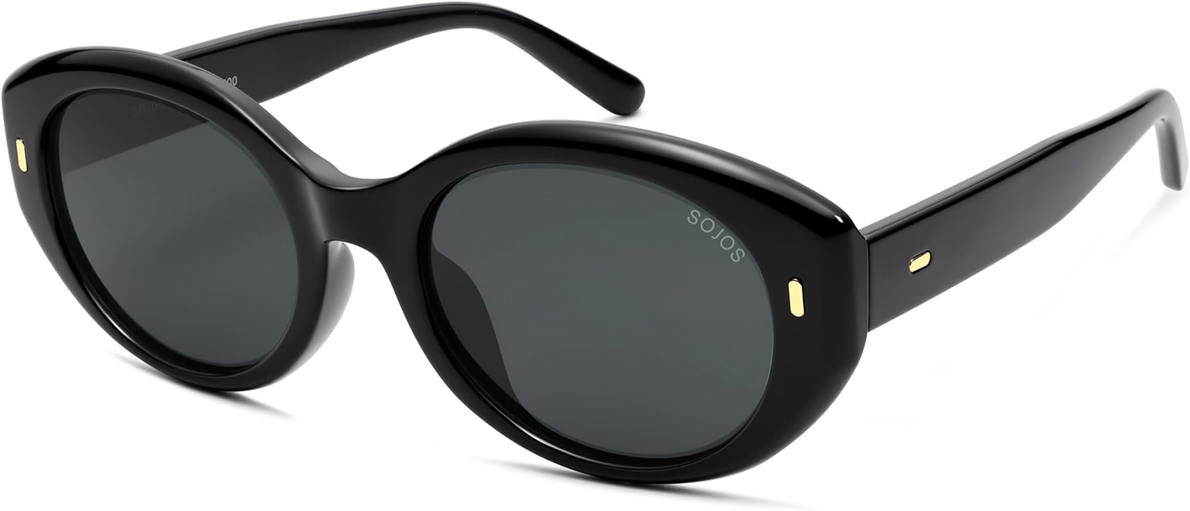 SOJOS Trendy Oval Polarized Sunglasses for Women Classic Round Retro UV Protection Shade SJ2675 | Amazon (US)