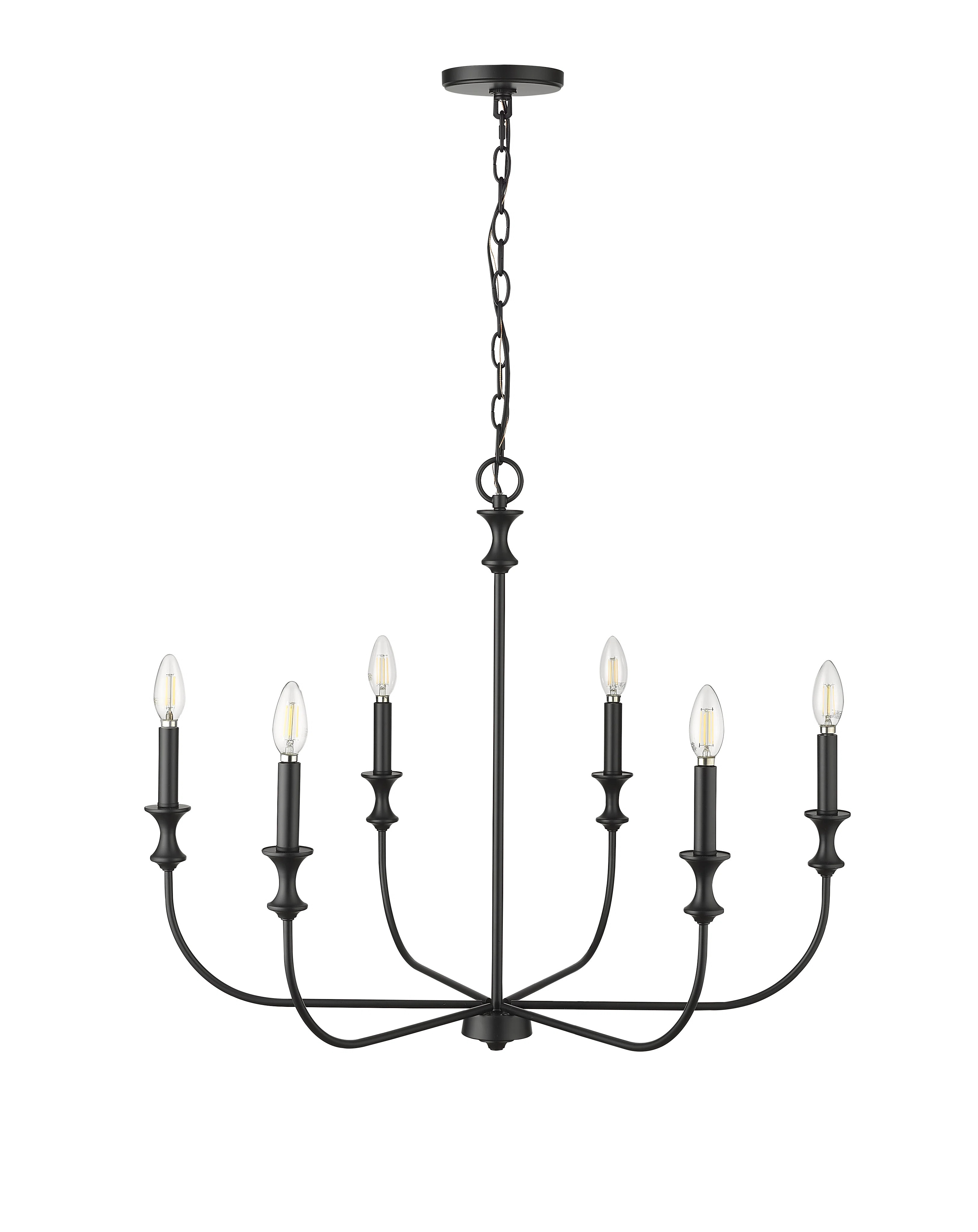 Savanne 6 - Light 28.26" Wide Chandelier | Wayfair North America