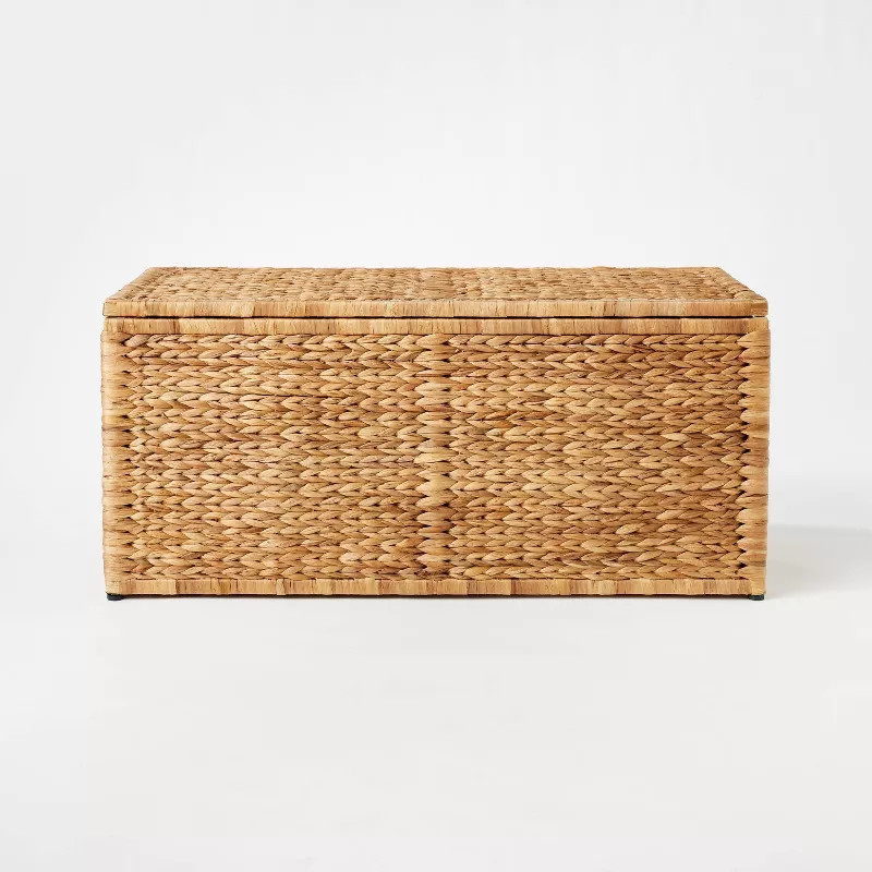 Natural Woven Storage Bench - Threshold™ designed with Studio McGee | Target