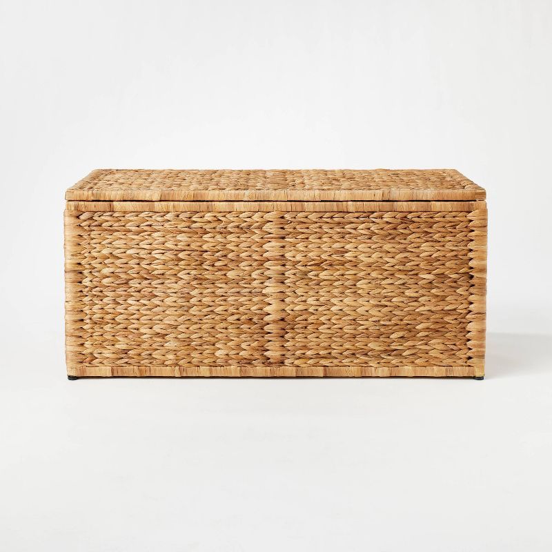 Natural Woven Storage Bench - Threshold™ designed with Studio McGee | Target