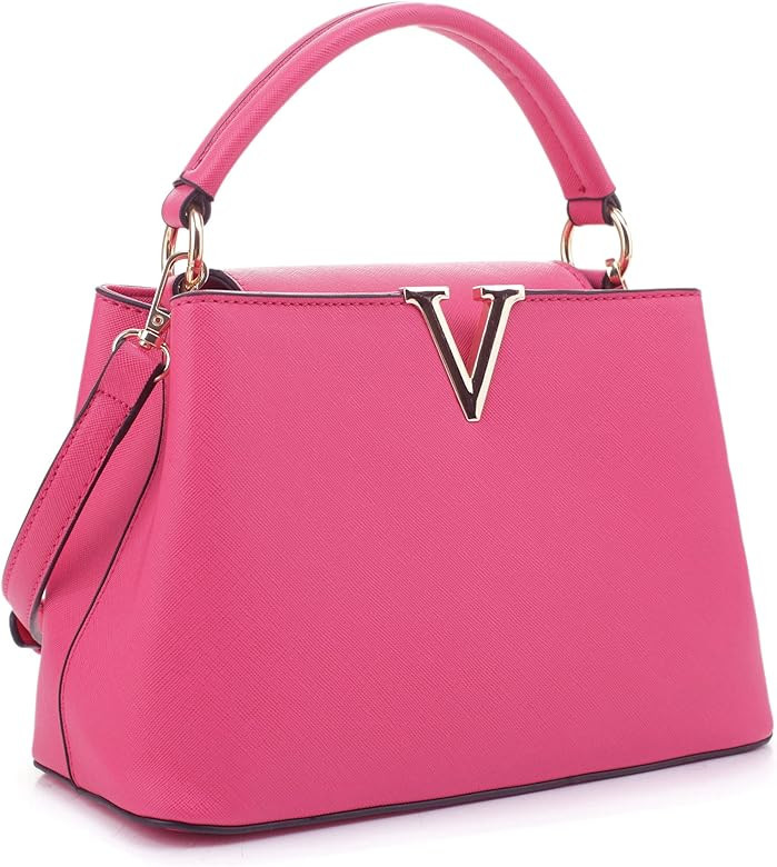 EVVE Women's Small Satchel Bag Classic Top Handle Purses Fashion Crossbody Handbags with Shoulder... | Amazon (US)