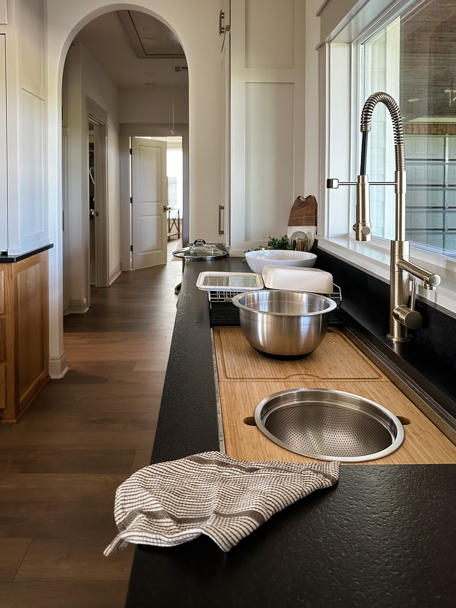 This 45” Kraus workstation kitchen sink is a dream. I love that our sink is extra long & deep! 

#LTKfamily #LTKFind #LTKhome