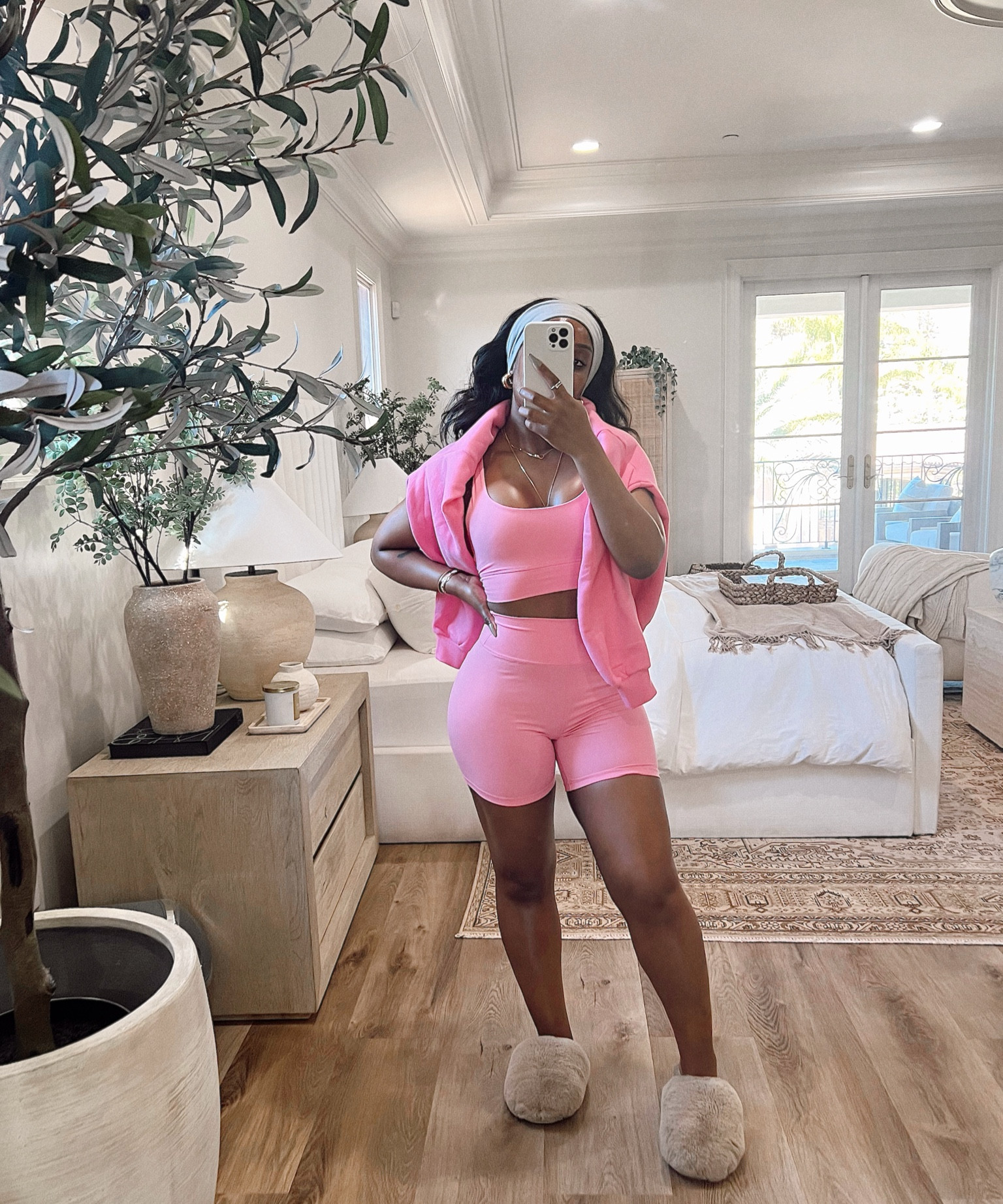 Barbie pink lounge fit 🎀 

#LTKfit