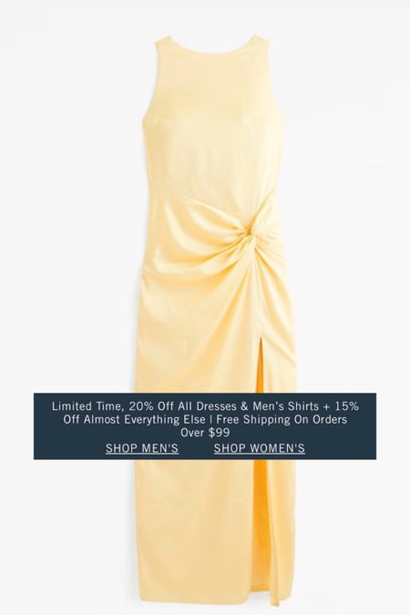 Yellow wedding guest dress 


#LTKwedding #LTKsalealert #LTKstyletip