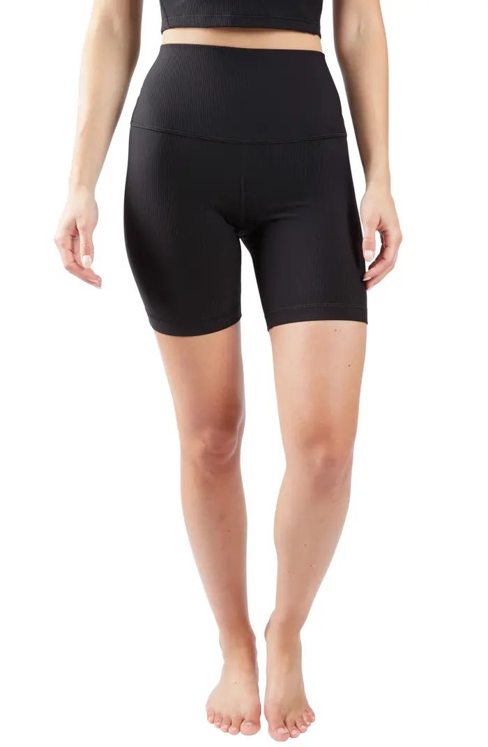 90 DEGREE BY REFLEX Ribbed Bike Shorts | Nordstromrack | Nordstrom Rack