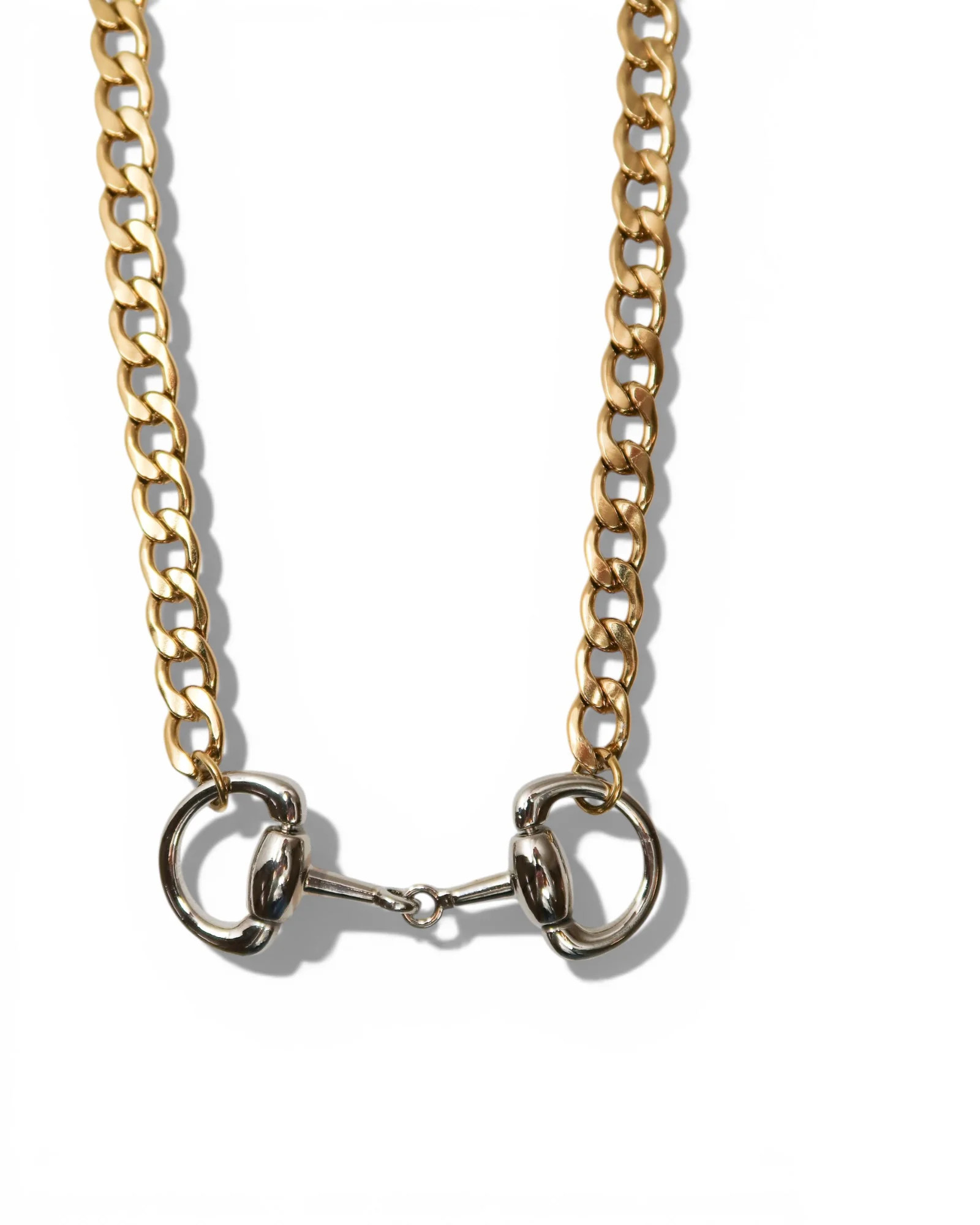 Hold The Reins Horse Bit 316L Stainless Steel Necklace | KC Chic Designs