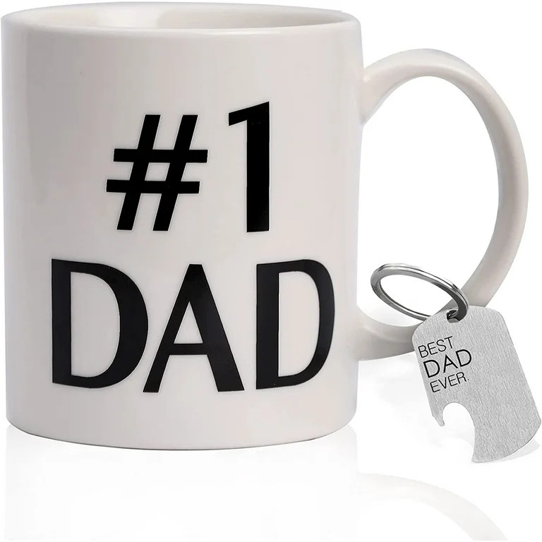Father's Day Gift, Number 1 Dad Mug, 11 oz, Funny Novelty Coffee Mug, Birthday Gift for Dad Husba... | Walmart (US)