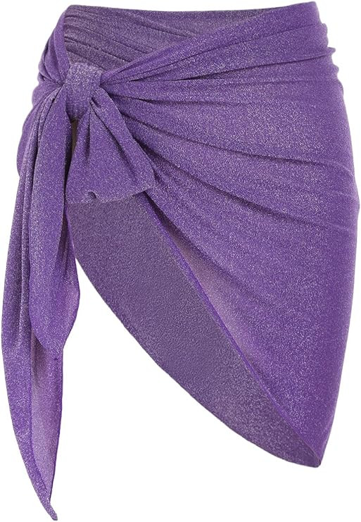 ZAFUL Women's Sarong Coverups Beach Wrap Sheer Bikini Wraps Chiffon Cover Ups for Swimwear       ... | Amazon (US)
