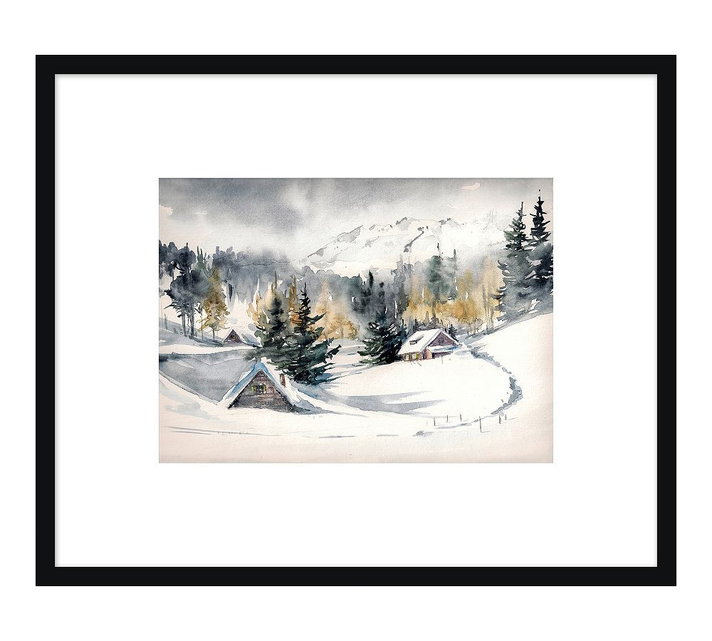 Village in the Snow 29x24 | Pottery Barn (US)