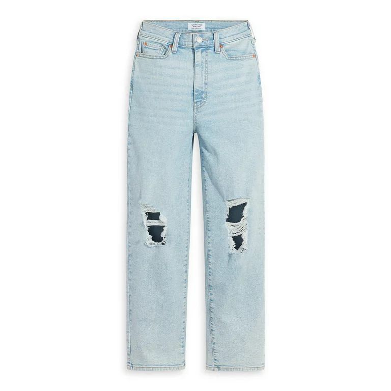 Signature by Levi Strauss & Co.™ Girls' Heritage Ankle Straight Jeans - Walmart.com | Walmart (US)