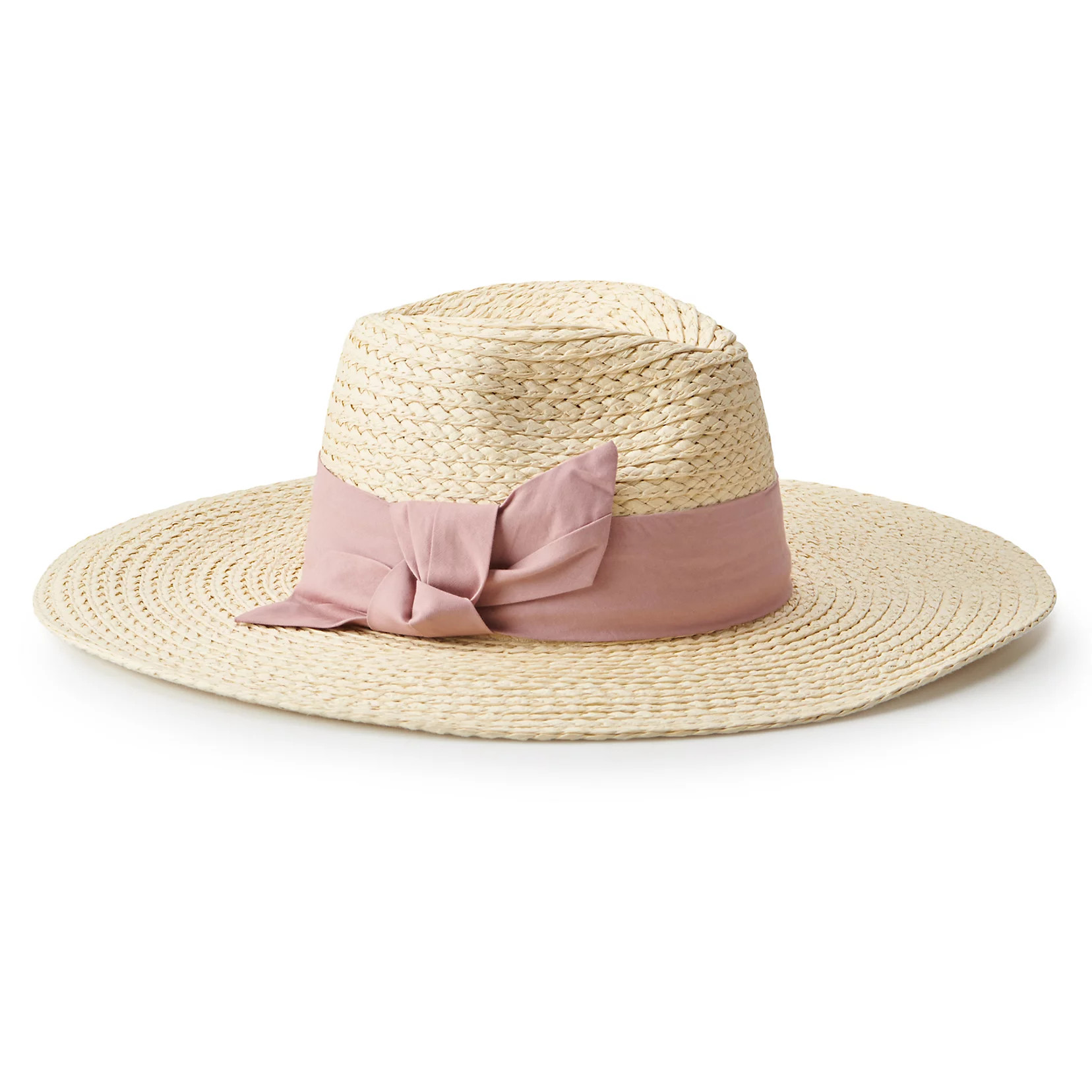 Women's LC Lauren Conrad Woven Paper Fedora with Bow | Kohl's