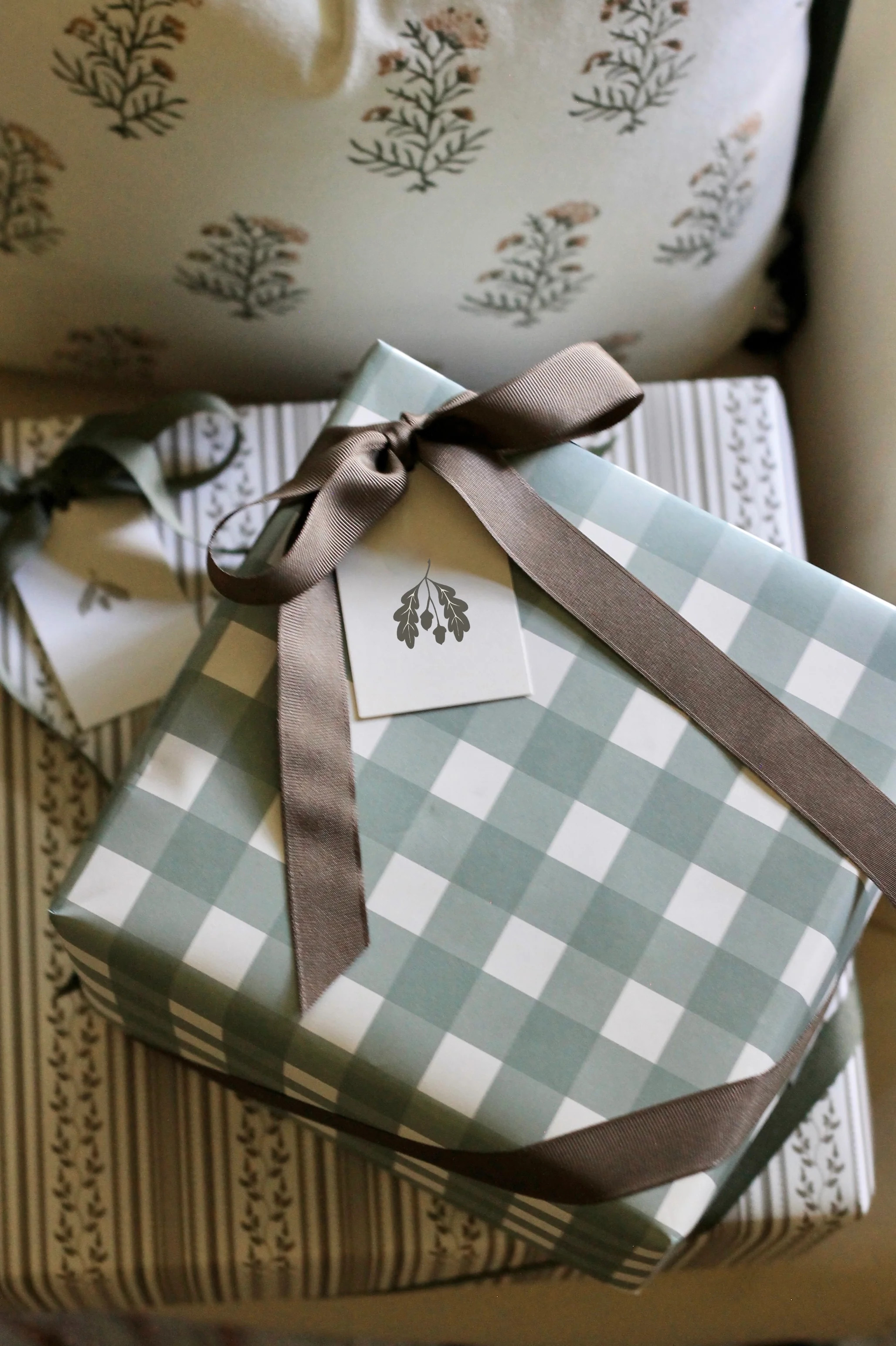 Mason Wrapping Paper in Pewter | JSH Home Essentials
