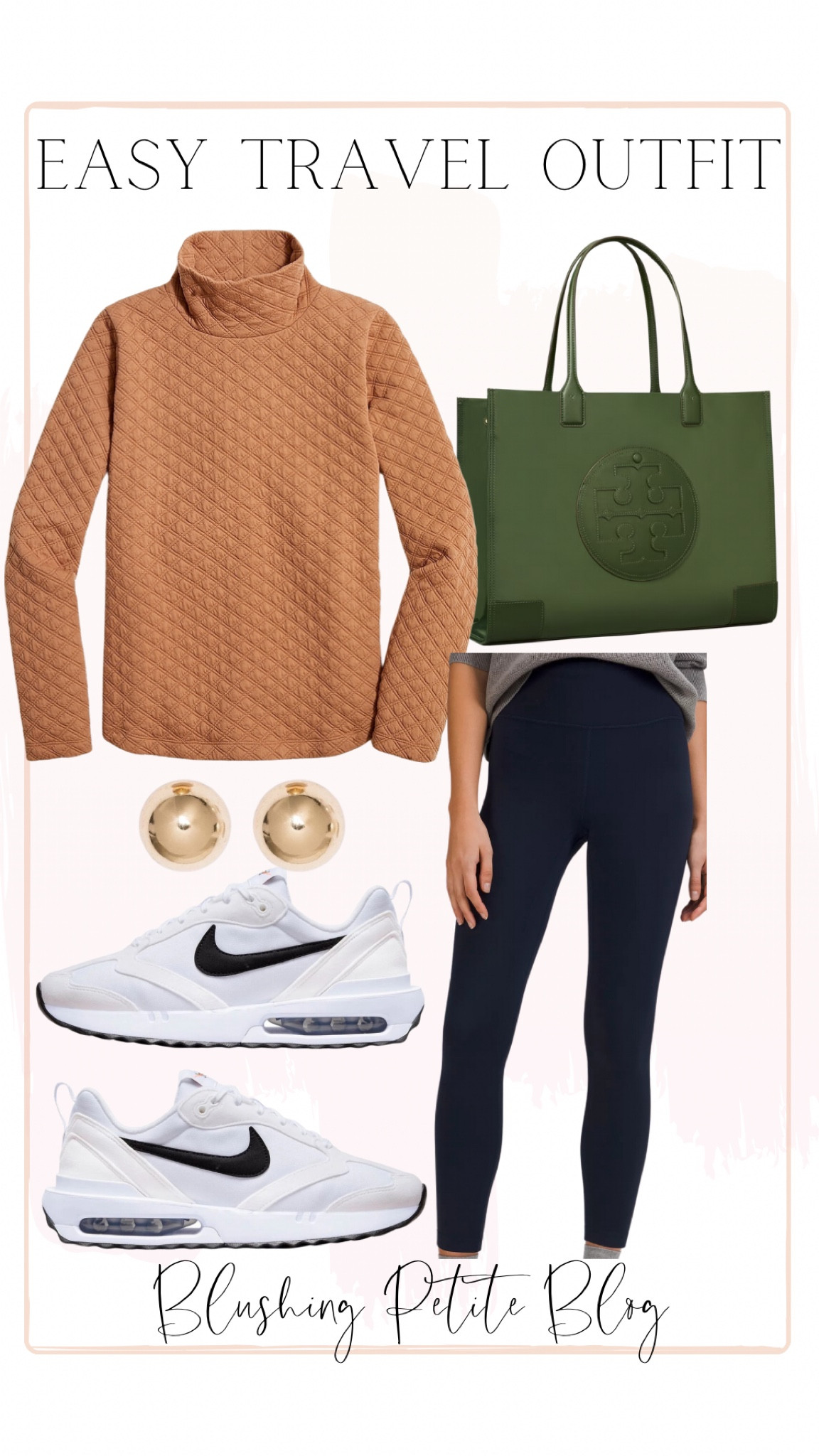 Easy travel outfit 🍂 I didn’t snap a pic but this is what I wore to travel to Chicago yesterday 

Top- runs tts (size xs)
Leggings- go up one size (wearing a size 4, also linked a similar pair that run tts from Amazon)
Tennis shoes- run tts, very comfy!

Travel outfit, airport outfit, airport style, travel style

#LTKSaleAlert #LTKShoeCrush #LTKTravel