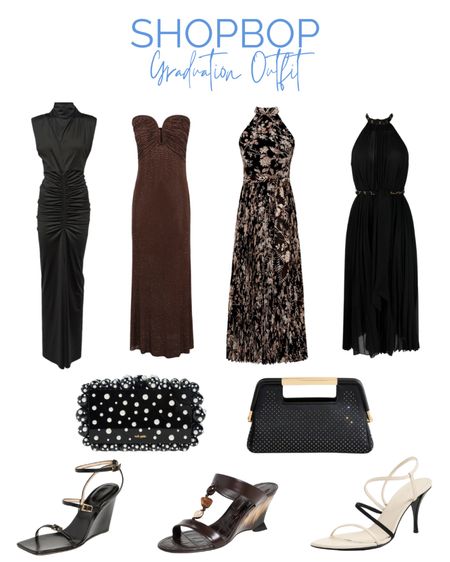Check out these stunners from Shopbop - black and brown dresses paired with heeled sandals. #GraduationOutfit #Shopbop #Graduation #GraduationDresses #GraduationShoes #GraduationBags #BlackDresses #BrownDresses #HeeledSandals



#LTKitbag #LTKstyletip #LTKshoecrush
