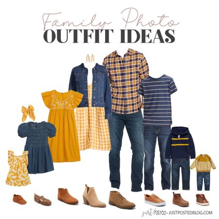 Loving this yellow and navy family photo look! Perfect if you are trying to figure out what to wear for family pictures  

#LTKfamily #LTKSale #LTKsalealert