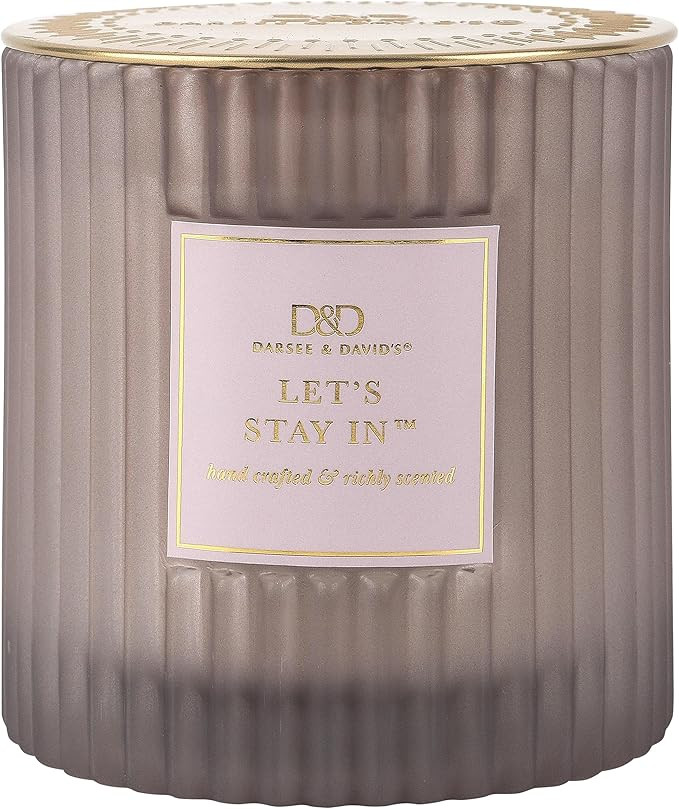 Darsee & David's, Let's Stay in Ribbed Candle, 10 Ounces | Amazon (US)