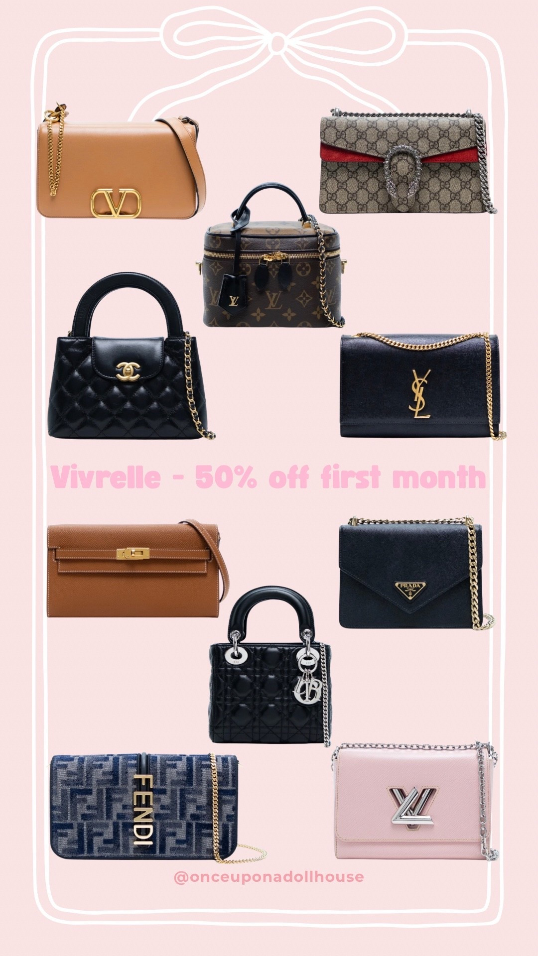 Vivrelle - 50% off first month! Designer bags

#LTKootd #LTKSaleAlert #LTKHoliday