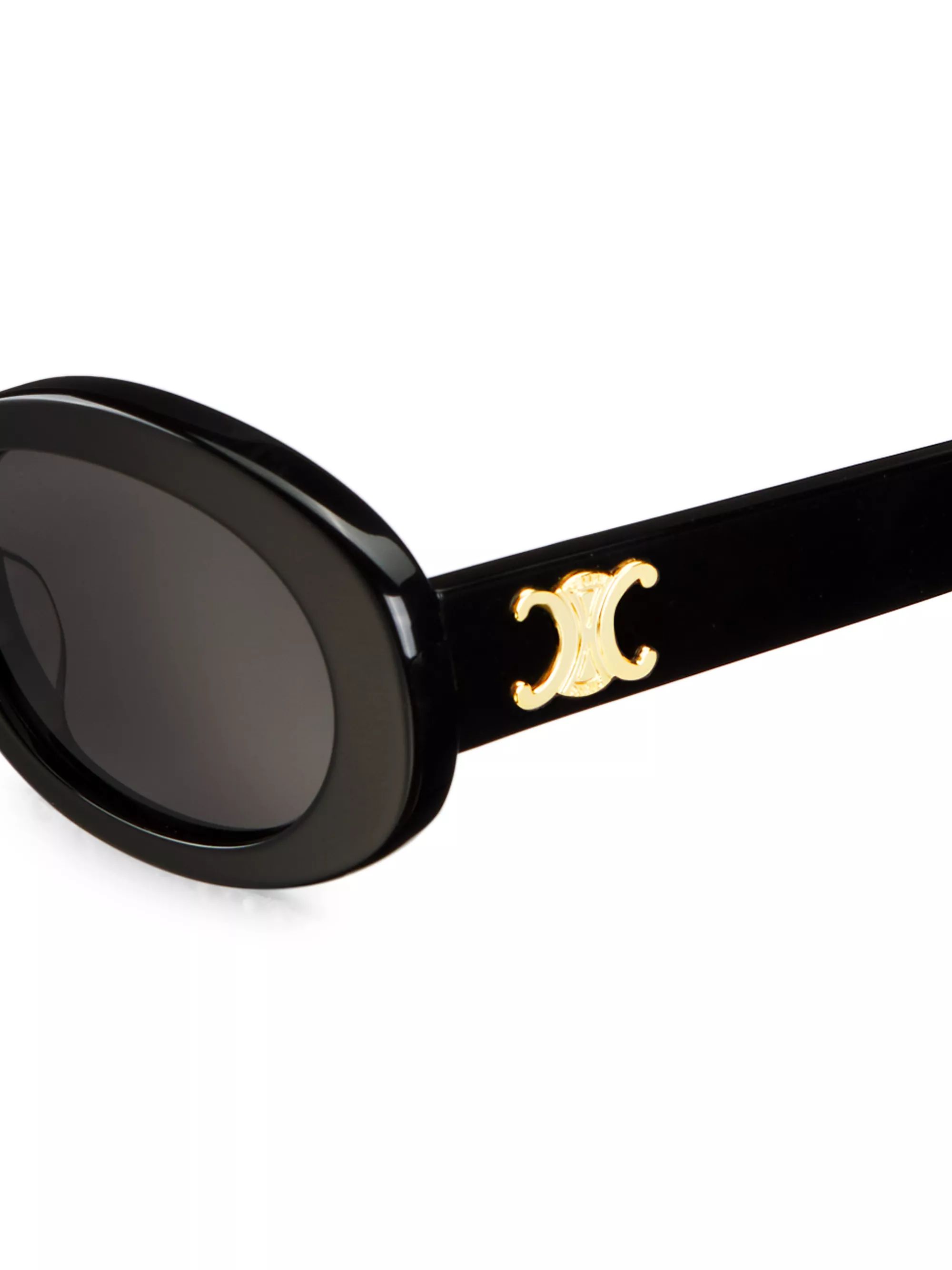 52MM Oval Acetate Sunglasses | Saks Fifth Avenue