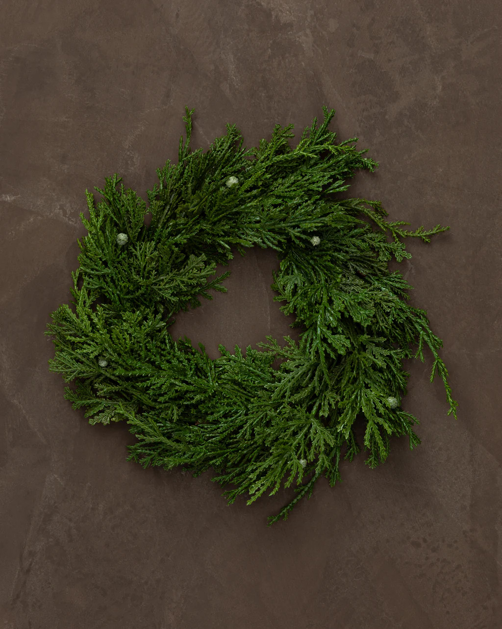 8" Faux Juniper Wreath | McGee & Co.