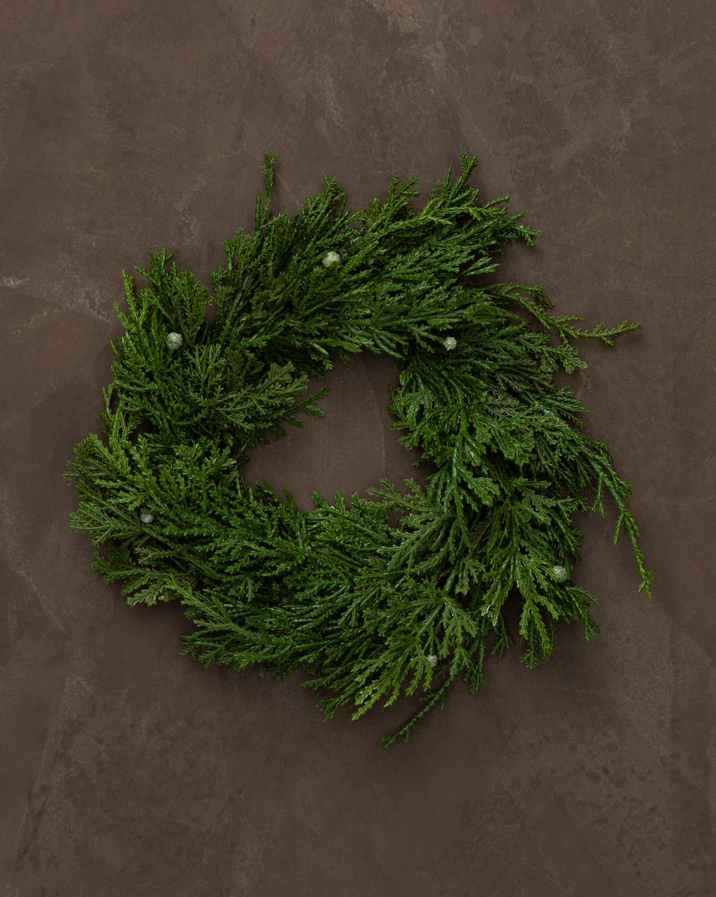 8" Faux Juniper Wreath | McGee & Co.