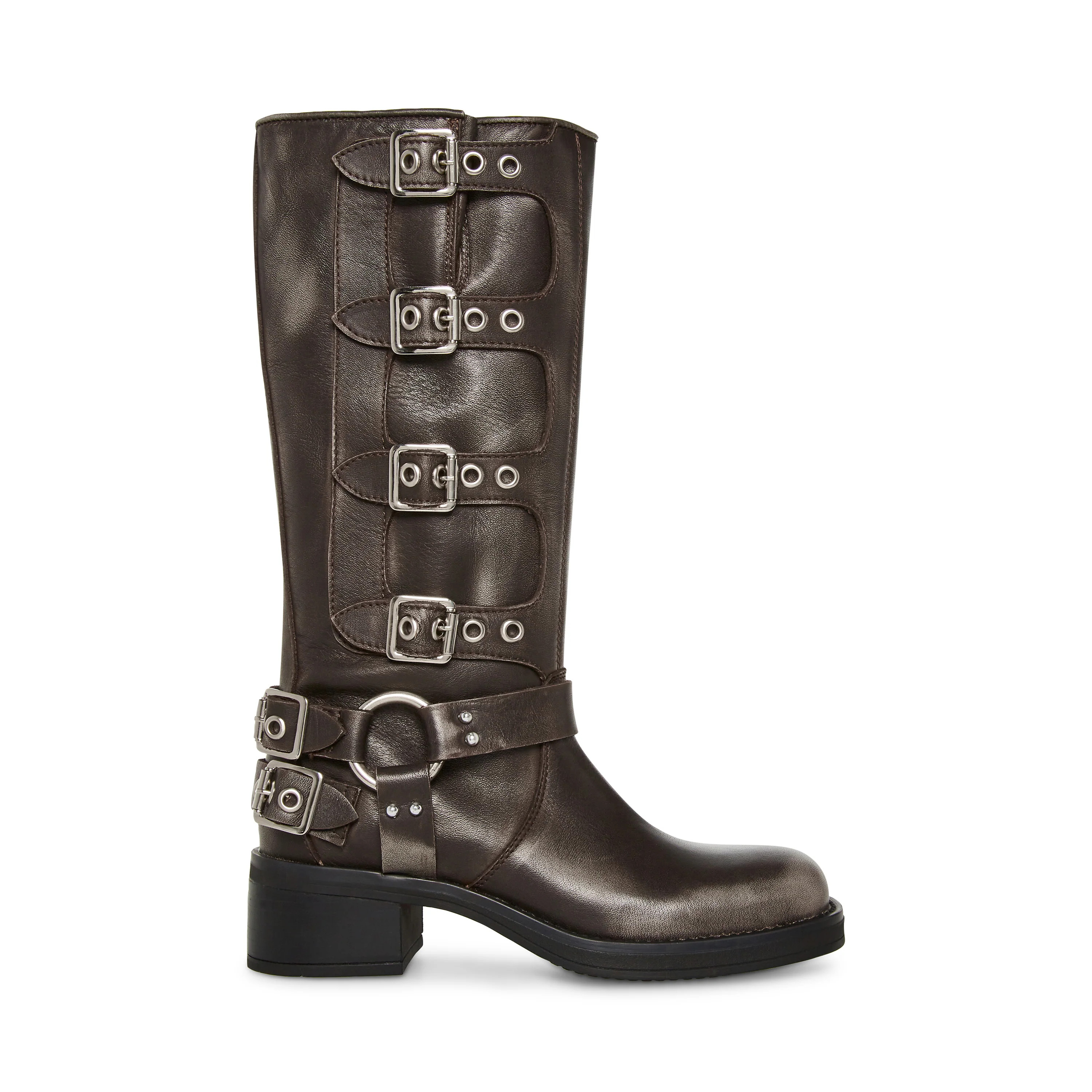 BROCKS BLACK LEATHER | Steve Madden (Canada)