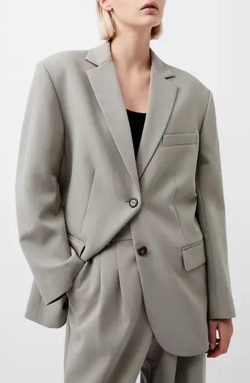 Azra Oversize Twill Blazer | Nordstrom Rack