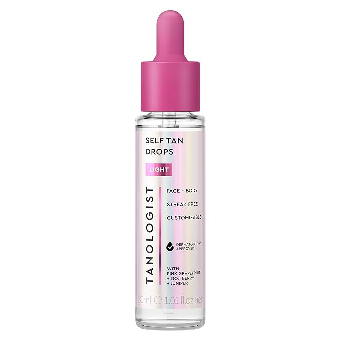 Tanologist Self-Tan Drops- Light, Bronzing Serum, Customizable Face & Body Self Tanner For Moistu... | Amazon (US)