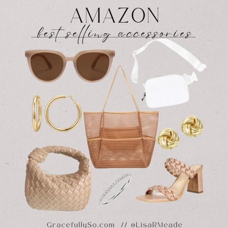 Amazon best selling accessories

Sunglasses. Handbag. Bag. Beach bag. Jewelry. Belt bag. Amazon accessories. For her. Amazon find. Amazon. Jewelry 

#LTKunder50 #LTKFind