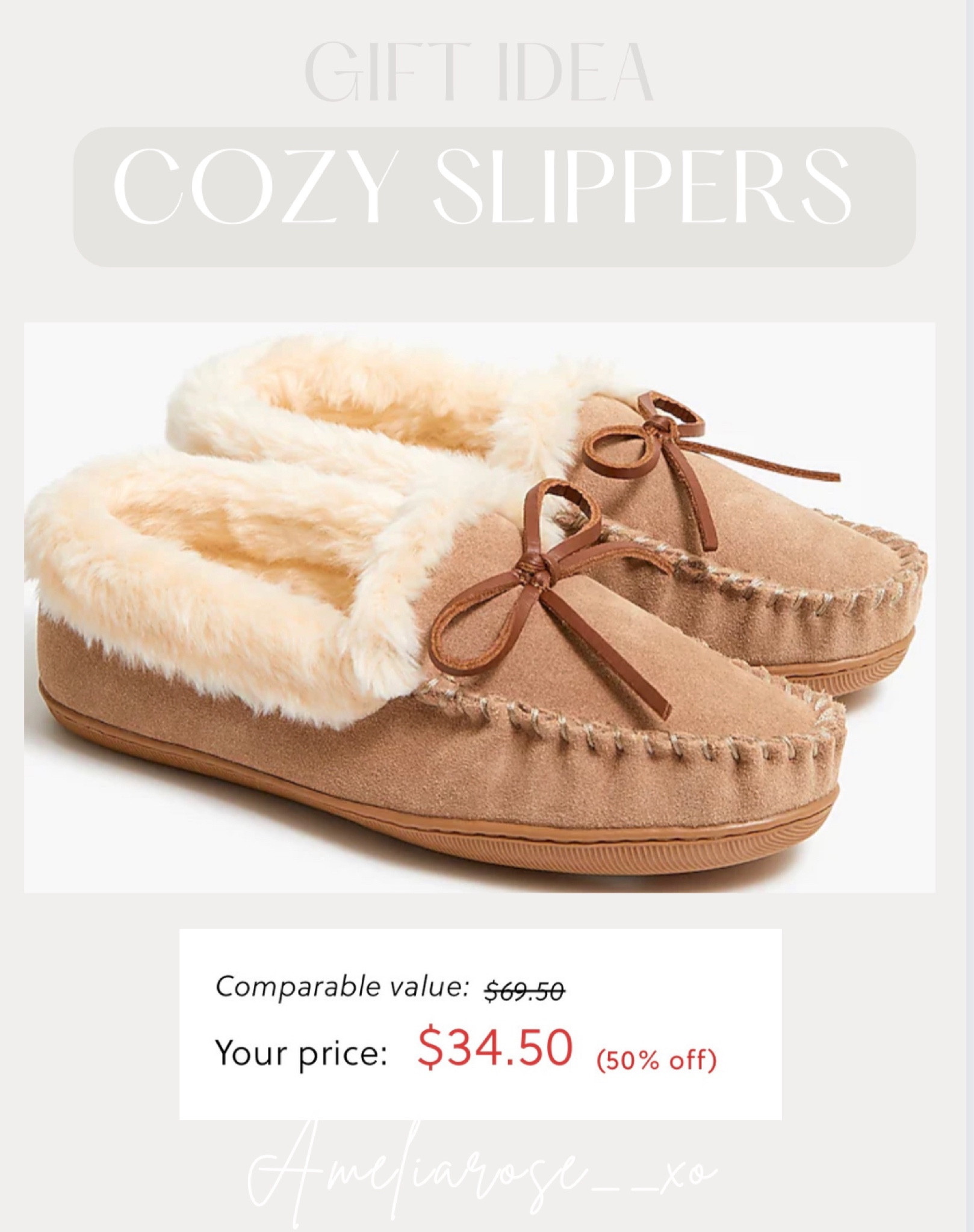 Shearling slippers half off! Gift idea! Gifts for her. MIL gift. Cozy gift. 

#LTKsalealert #LTKGiftGuide #LTKshoecrush