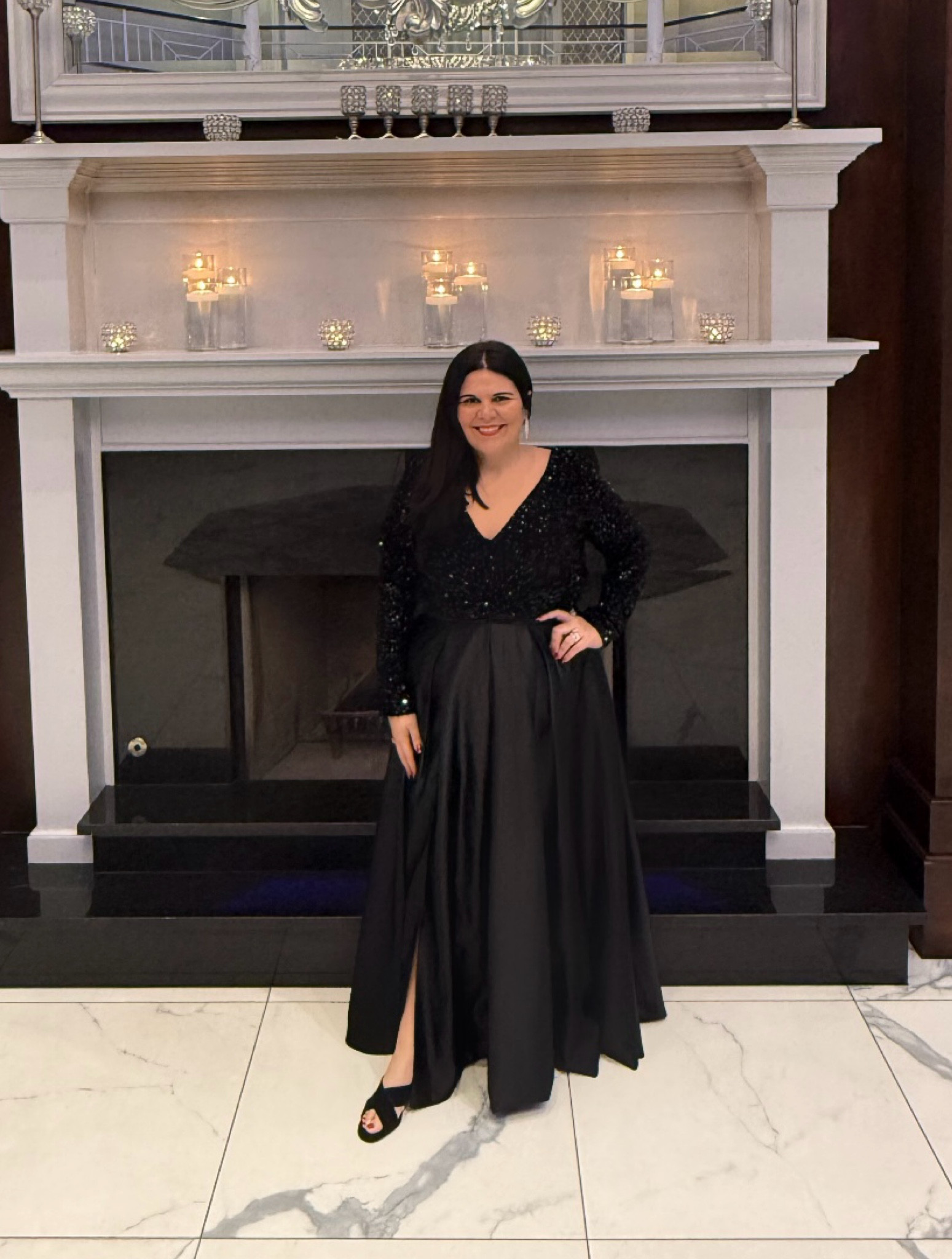 We love a fancy, black gown we can wear more than once!

#LTKHoliday #LTKFindsUnder100 #LTKCyberWeek