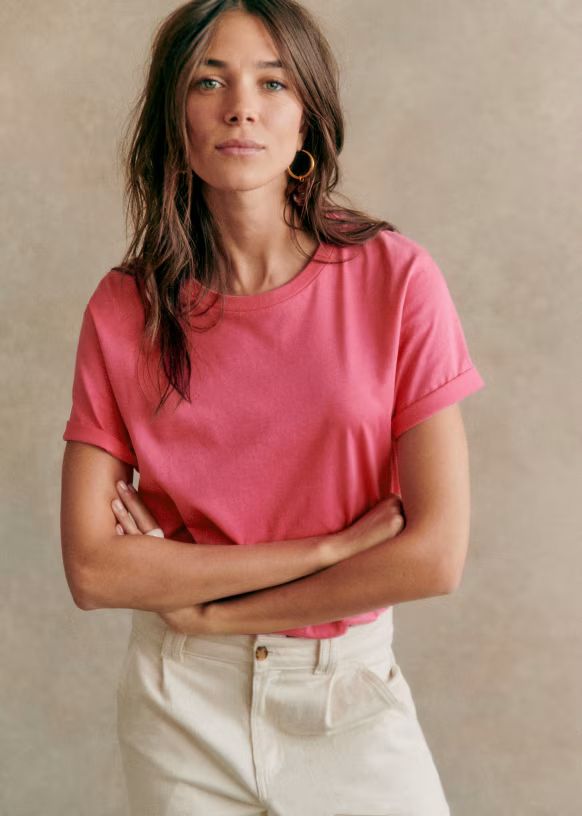 Conrad T-Shirt - Pink Creation | Sezane Paris