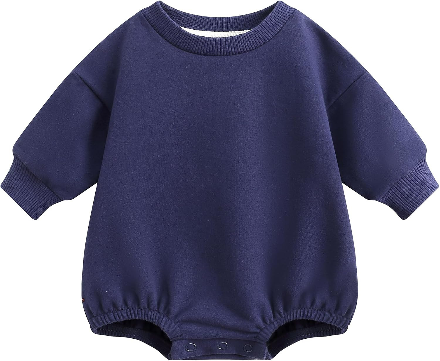 Baby Boy Girl Sweatshirt Romper Bubble Romper | Amazon (US)
