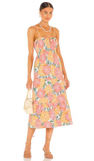 Shaloom Midi Dress in Mariposa Floral Print | Revolve Clothing (Global)