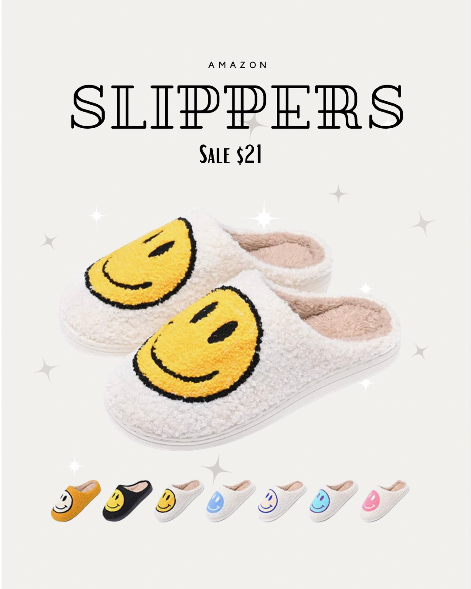 Smiley face slippers

#LTKshoecrush #LTKSeasonal #LTKstyletip