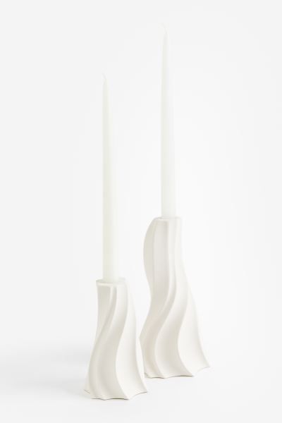 Stoneware Candlestick | H&M (US + CA)